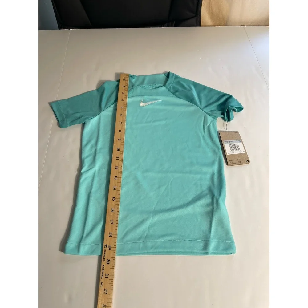 Nike Kids Academy Pro Dri-fit Soccer/ Football T-shirt Unisex Size XS Green